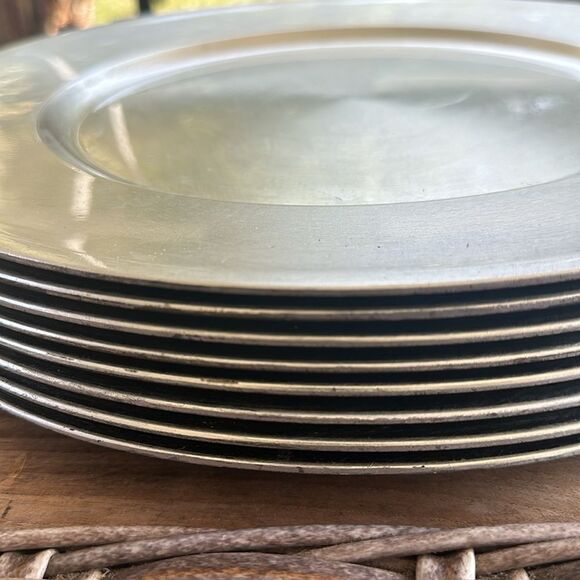 World Market Classic Design Decorative Plastic Charger Plates 14” Round, (4) - Picture 2 of 4